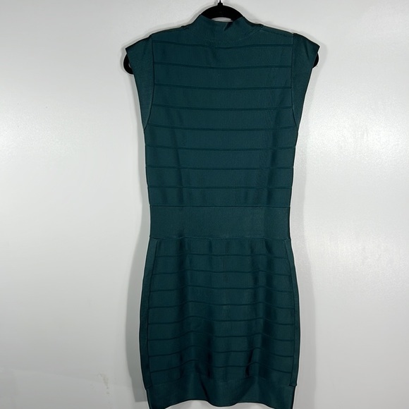 French Connection | Emerald Green Bandage Dress~8 - Picture 6 of 8